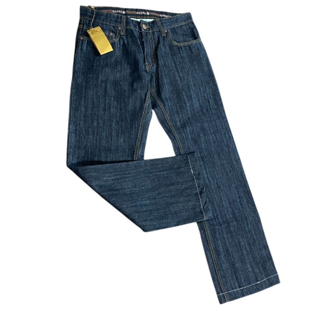 NEW Gucci 💯%Look-Like Men's Indigo Jeans Size 34